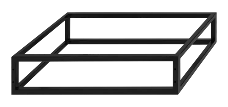 Каркас под столешницу Brevita Kevo 80 черный, М-Kev080-02