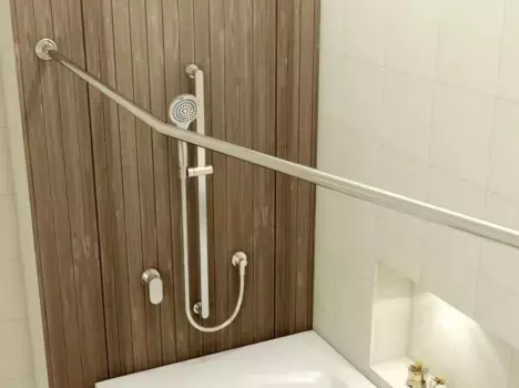 Карниз для ванной Relisan Гл000006060 хром