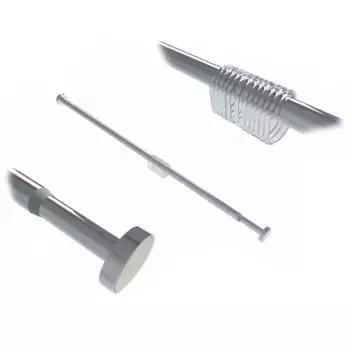 Карниз для ванной WasserKRAFT Dinkel SC-461120 хром