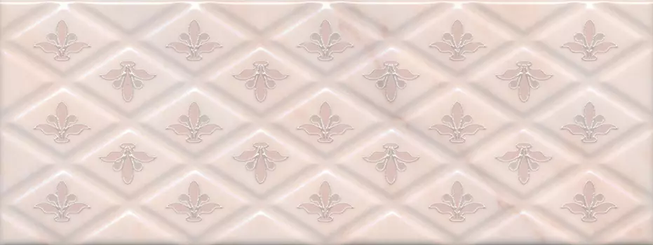 Керамическая плитка Kerama Marazzi AD\A447\15118 Декор Флораль глянцевый 15х40