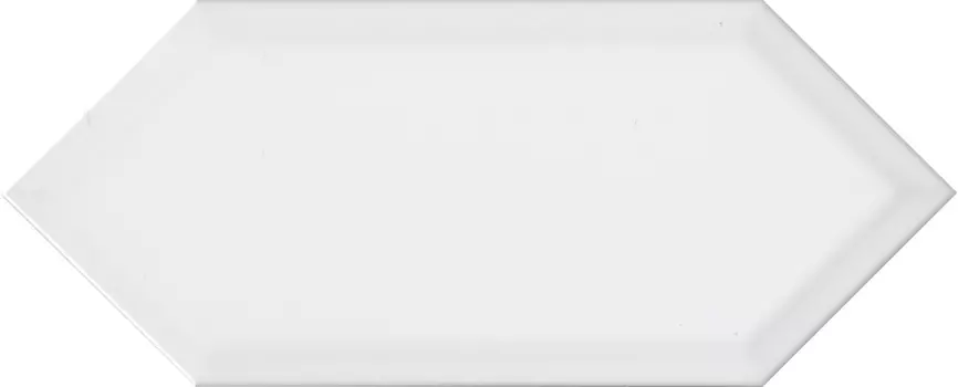 Керамическая плитка Kerama Marazzi Алмаш грань белый глянцевый 14х34