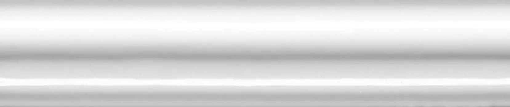 Керамическая плитка Kerama Marazzi Бордюр Багет Авеллино белый глянцевый 15х3