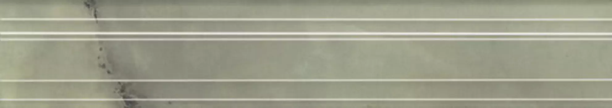 Керамическая плитка Kerama Marazzi Бордюр Багет Джардини зеленый глянцевый 40х7,3