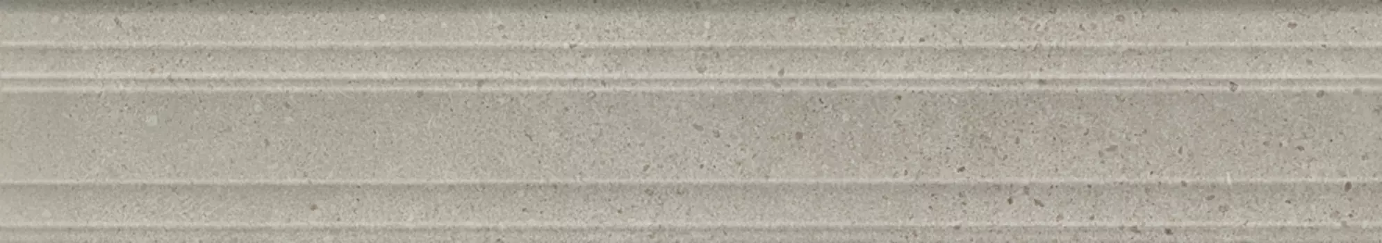 Керамическая плитка Kerama Marazzi Бордюр Багет Монсеррат серый светлый матовый обрезной 40х7,3