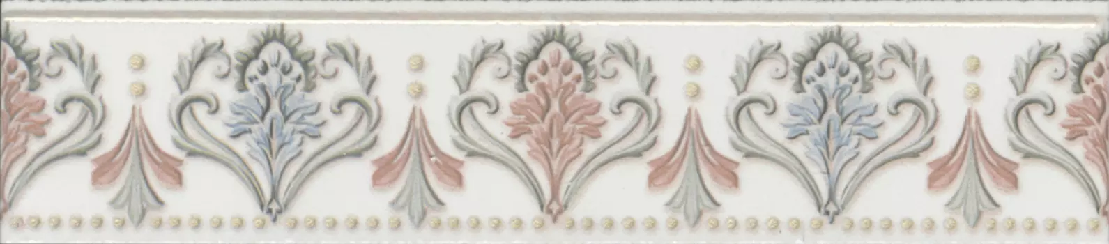 Керамическая плитка Kerama Marazzi Бордюр Фару белый матовый обрезной 25х5,5