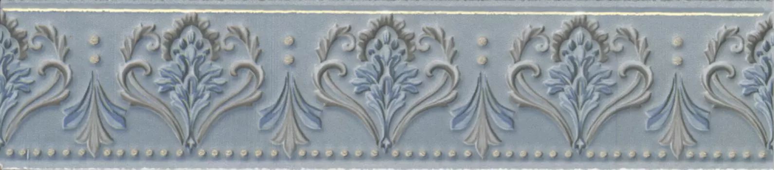 Керамическая плитка Kerama Marazzi Бордюр Фару голубой матовый обрезной 25х5,5