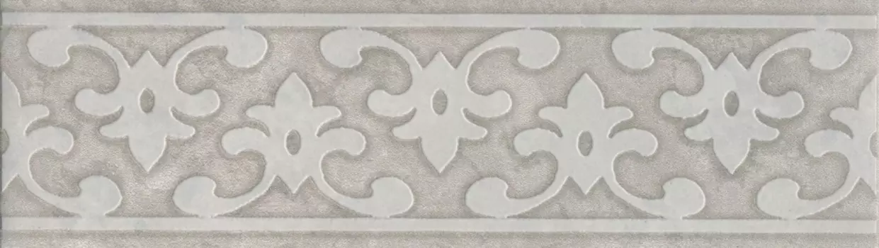 Керамическая плитка Kerama Marazzi Бордюр Ферони серый матовый 20х5,7