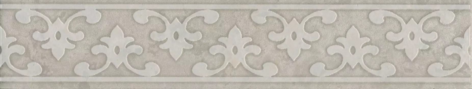 Керамическая плитка Kerama Marazzi Бордюр Ферони серый матовый 30х5,7