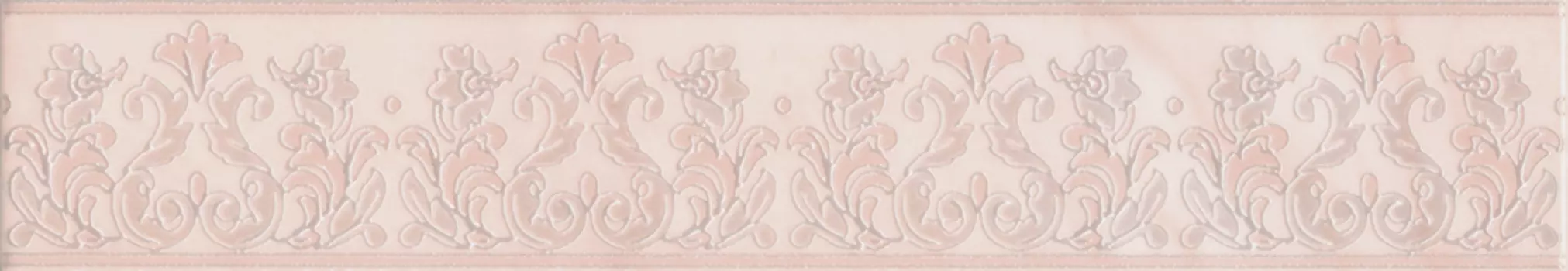 Керамическая плитка Kerama Marazzi Бордюр Флораль глянцевый 40х7,2