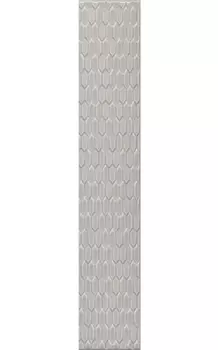 Керамическая плитка Kerama Marazzi Бордюр Левада серый светлый глянцевый 40х7