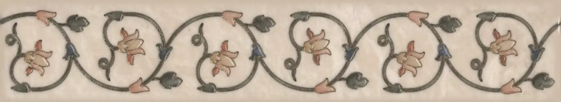 Керамическая плитка Kerama Marazzi Бордюр Лирия глянцевый 40х7,2