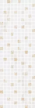 Керамическая плитка Kerama Marazzi Декор Астория белый мозаичный глянцевый 25х75