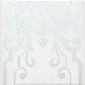 Керамическая плитка Kerama Marazzi Декор Барберино 2 белый глянцевый 20х20