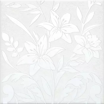 Керамическая плитка Kerama Marazzi Декор Барберино 3 белый глянцевый 20х20