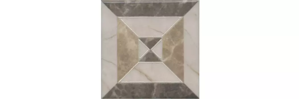 Керамическая плитка Kerama Marazzi Декор Бикуш грань глянцевый 9,8х9,8