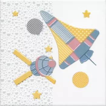 Керамическая плитка Kerama Marazzi Декор Бон Вояж «Шаттл» 20х20