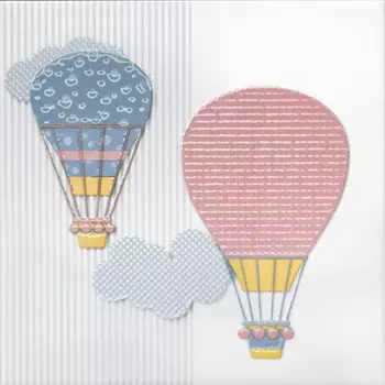 Керамическая плитка Kerama Marazzi Декор Бон Вояж «Аэростат 1» 20х20