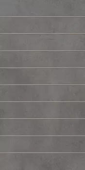 Керамическая плитка Kerama Marazzi Декор чипсет Мирабо серый тёмный матовый обрезной 30х60