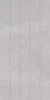 Керамическая плитка Kerama Marazzi Декор чипсет Про Матрикс серый светлый матовый обрезной 30х60