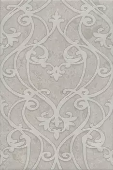 Керамическая плитка Kerama Marazzi Декор Ферони серый матовый 20х30