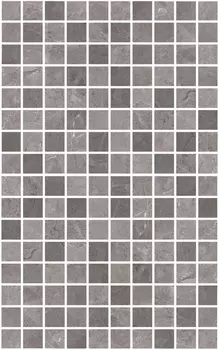 Керамическая плитка Kerama Marazzi Декор Гран Пале серый мозаичный глянцевый 25х40