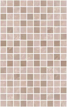 Керамическая плитка Kerama Marazzi Декор Гран Пале бежевый мозаичный глянцевый 25х40