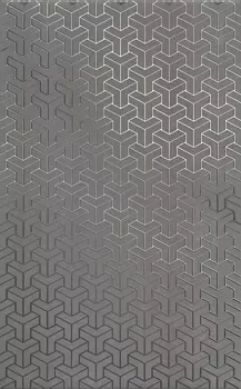Керамическая плитка Kerama Marazzi Декор Ломбардиа серый темный матовый 25х40