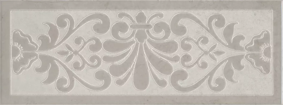 Керамическая плитка Kerama Marazzi Декор Монсанту 2 серый светлый 15х40