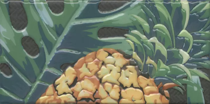 Керамическая плитка Kerama Marazzi Декор Пальмейра 1, 9,9х20