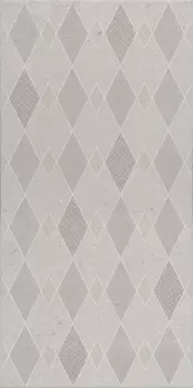 Керамическая плитка Kerama Marazzi Декор Про Матрикс серый светлый матовый обрезной 30х60