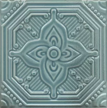 Керамическая плитка Kerama Marazzi Декор Салинас лазурный глянцевый 15х15