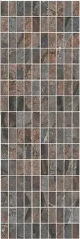 Керамическая плитка Kerama Marazzi Декор Театро коричневый мозаичный глянцевый 25х75