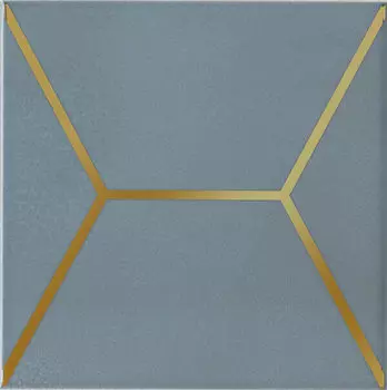 Керамическая плитка Kerama Marazzi Декор Витраж голубой глянцевый 15х15