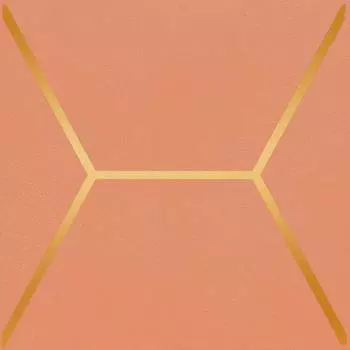 Керамическая плитка Kerama Marazzi Декор Витраж оранжевый глянцевый 15х15
