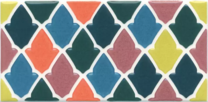 Керамическая плитка Kerama Marazzi HGD\A324\16000 Декор Алькасар глянцевый 7,4х15