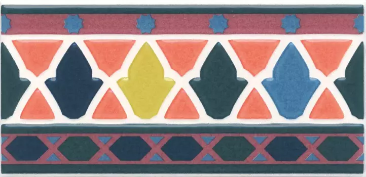 Керамическая плитка Kerama Marazzi HGD\A328\16000 Декор Алькасар глянцевый 7,4х15