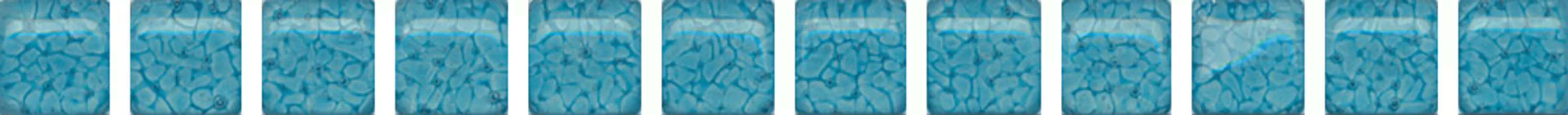 Керамическая плитка Kerama Marazzi Карандаш Бисер бирюзовый глянцевый 20х1,4