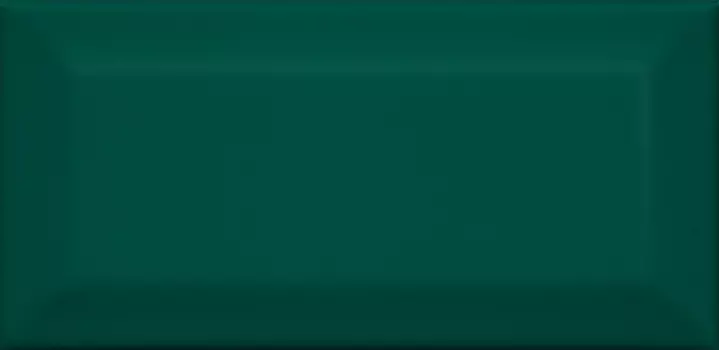 Керамическая плитка Kerama Marazzi Клемансо зелёный грань глянцевый 7,4х15