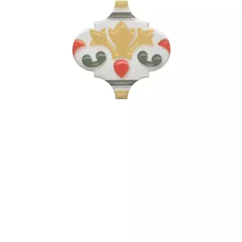 Керамическая плитка Kerama Marazzi OS\A28\65000 Декор Арабески Майолика орнамент глянцевый 6,5х6,5