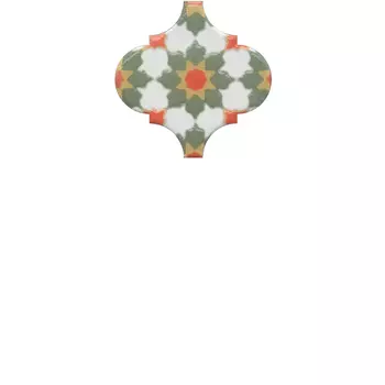 Керамическая плитка Kerama Marazzi OS\A40\65000 Декор Арабески Майолика орнамент глянцевый 6,5х6,5