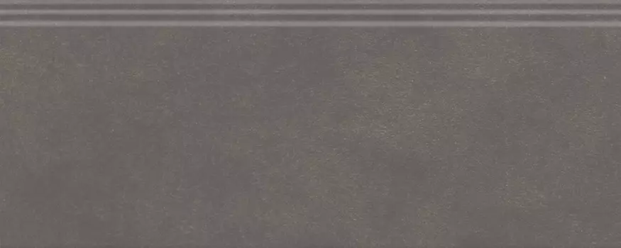 Керамическая плитка Kerama Marazzi Плинтус Чементо коричневый тёмный матовый обрезной 30х12