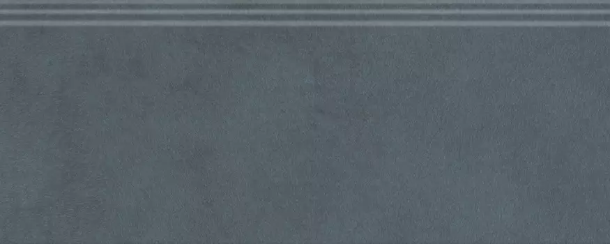 Керамическая плитка Kerama Marazzi Плинтус Чементо синий тёмный матовый обрезной 30х12