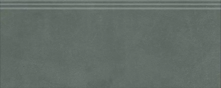 Керамическая плитка Kerama Marazzi Плинтус Чементо зелёный матовый обрезной 30х12