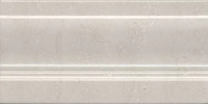 Керамическая плитка Kerama Marazzi Плинтус Туф бежевый светлый глянцевый 10х20