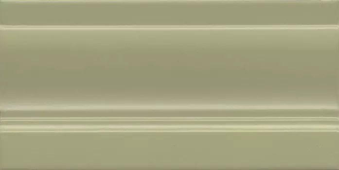 Керамическая плитка Kerama Marazzi Плинтус Турати зеленый светлый матовый 10х20