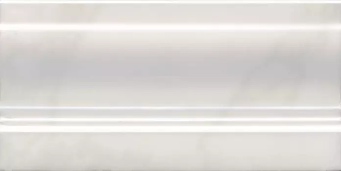 Керамическая плитка Kerama Marazzi Плинтус Висконти белый глянцевый 10х20