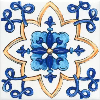 Керамическая плитка Kerama Marazzi STG\A452\5232 Декор Капри майолика глянцевый 20х20