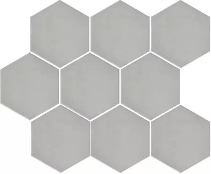 Керамическая плитка Kerama Marazzi Тюрен серый матовый из 9 частей 12х10,4