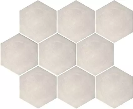 Керамическая плитка Kerama Marazzi Тюрен серый светлый матовый из 9 частей 12х10,4