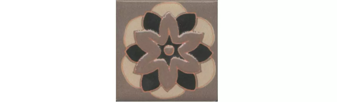 Керамическая плитка Kerama Marazzi Вставка Анвер 10 коричневый 4,85х4,85